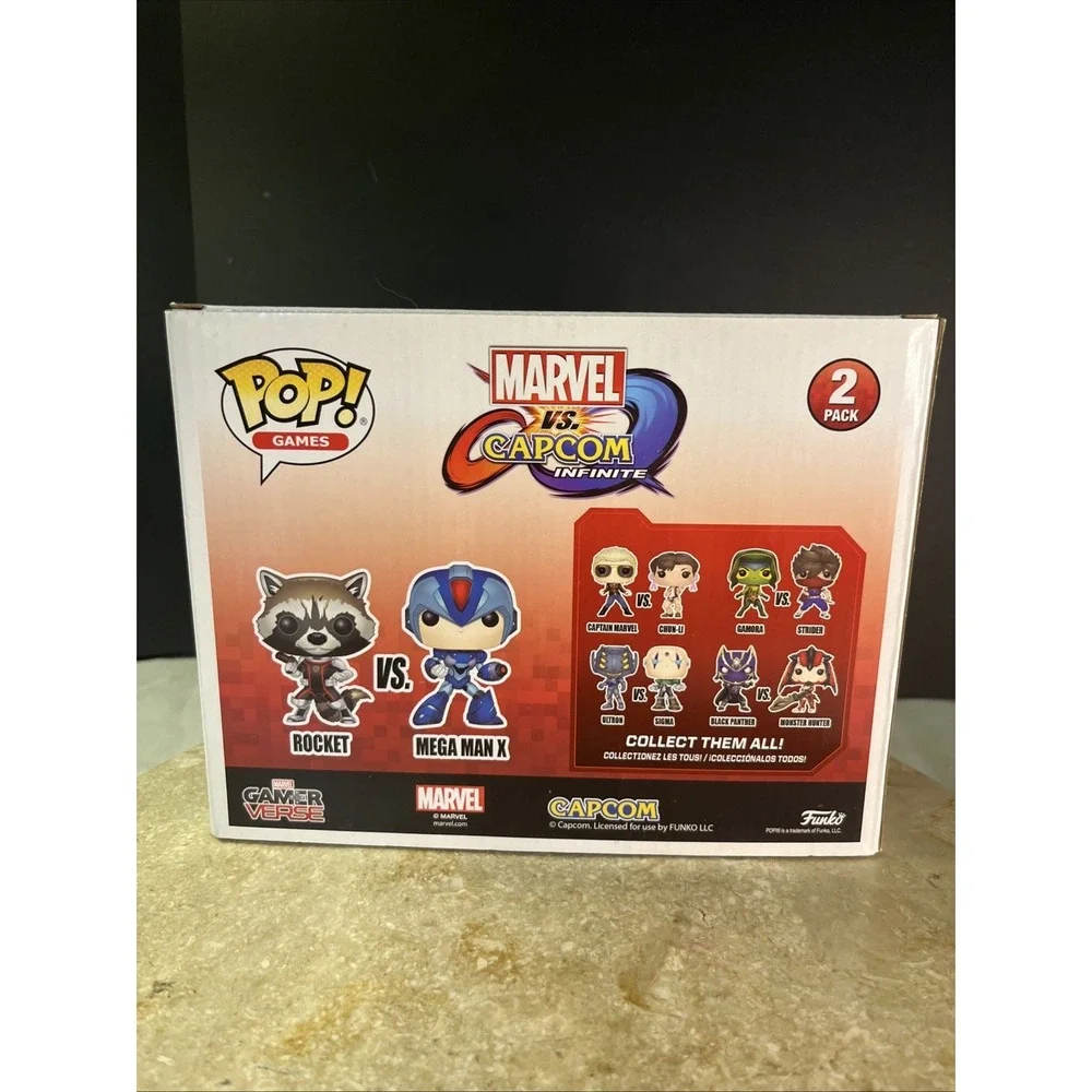 Funko POP! Games Marvel vs. Capcom Rocket vs Mega Man X Vinyl Figure